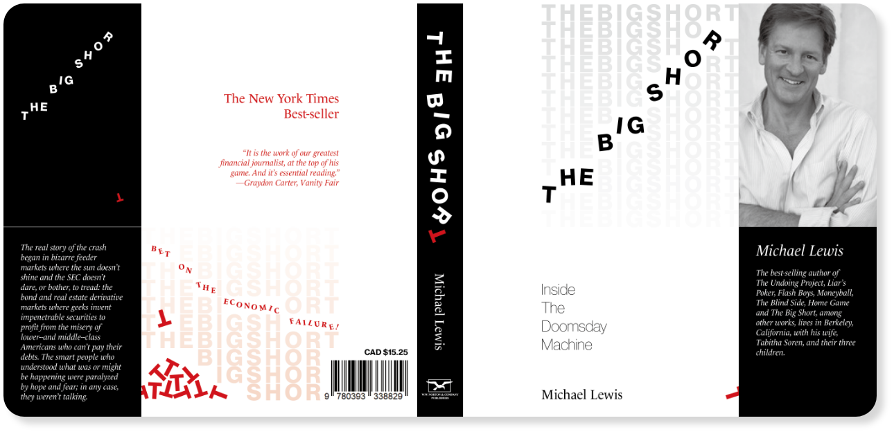 The Big Short Book Jacket Design